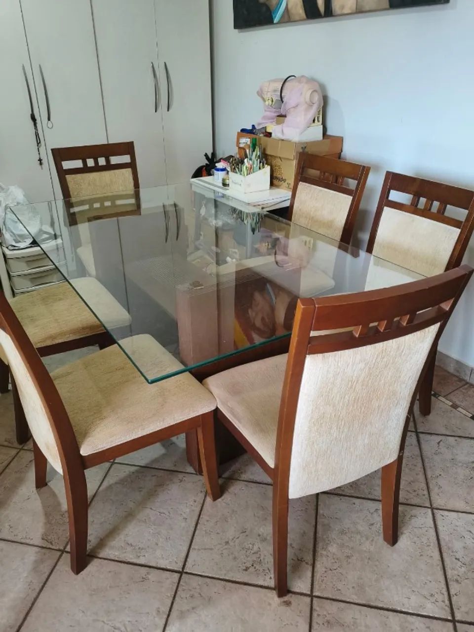 Mesa de Jantar retangular
