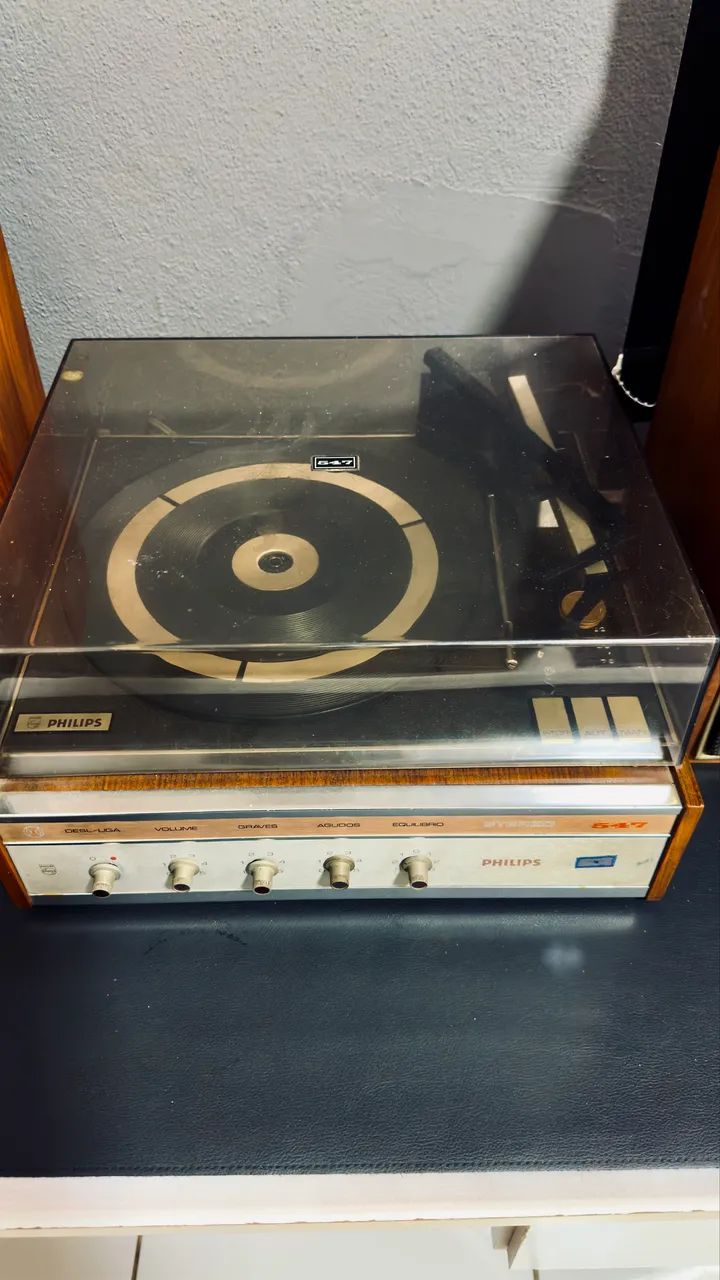 Som Vitrola Vinil - Philips 547  - Foto 3