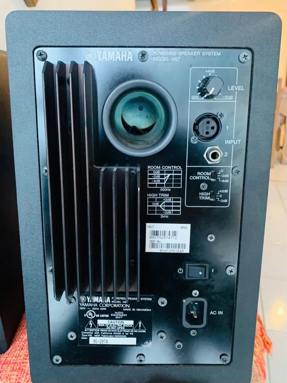 Par de monitores de áudio Yamaha HS-7 - Foto 3