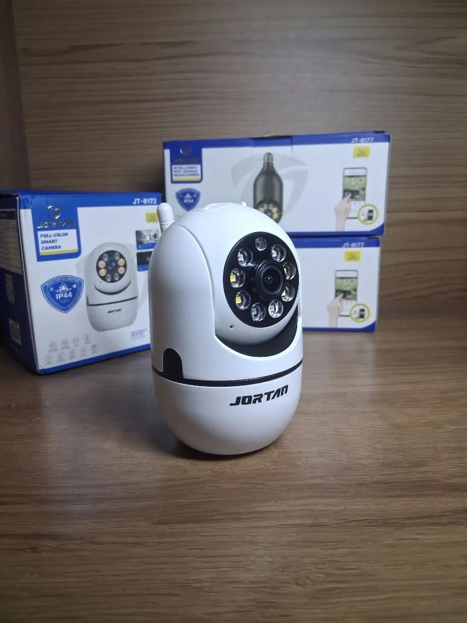 Câmera de segurança wi-fi jortan 360° HD Full color