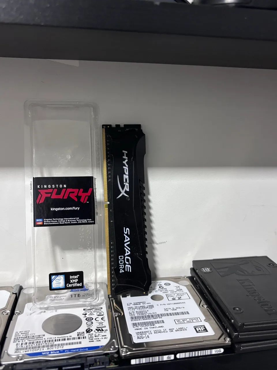 Memória RAM DDR4 HyperX 4GB