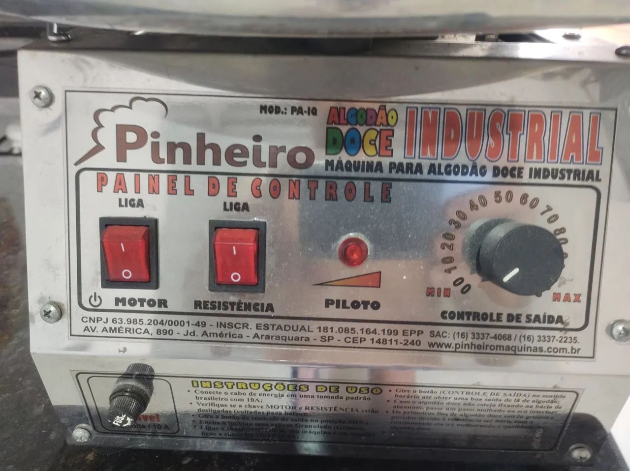 Máquina de algodão doce  - Foto 4