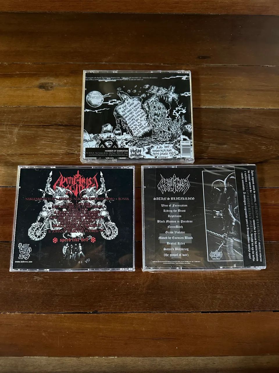 Antichrist Hooligans - Lote c/ 3 CDS - Foto 2