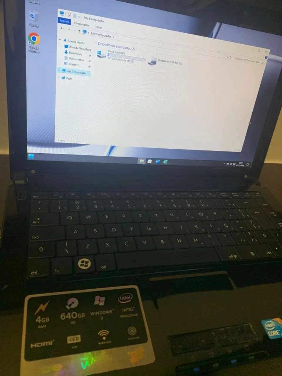 NOTEBOOK CCE-WIN E546P - USADO - Foto 3