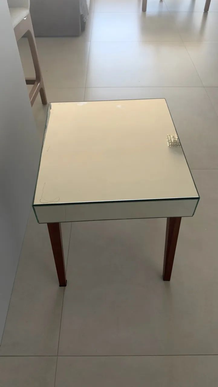 Mesa de canto espelhada - Foto 2