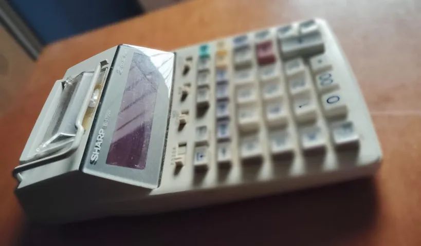  CALCULADORA DE IMPRESSÃO SHARP À VENDA  -  Sharp modelo EL-1750V - Foto 2