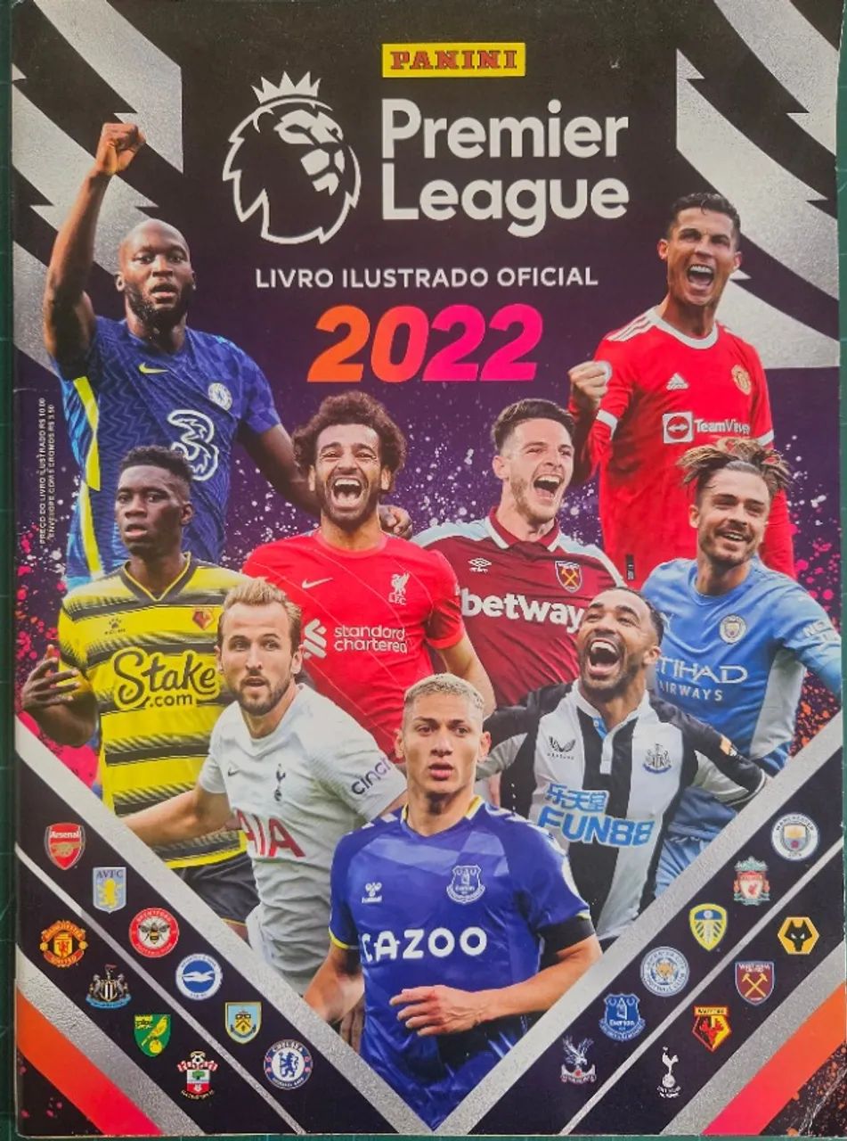 Álbum Campeonato Premier League 2022 - Capa Normal - Completo