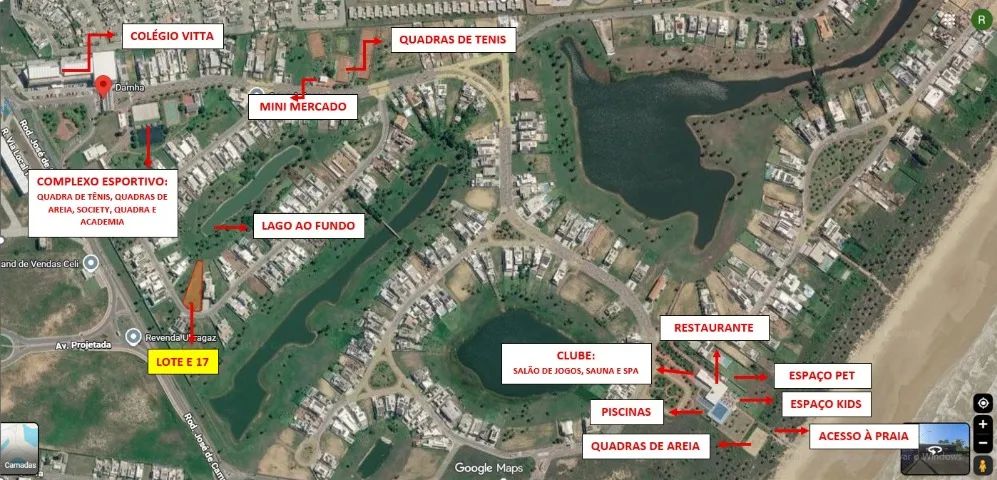 COND. DAMHA | LOTE ALTO PADRÃO | 1.207 m² | FUNDO LAGO | QUITADO | BARRA DOS COQUEIROS/SE - Foto 2