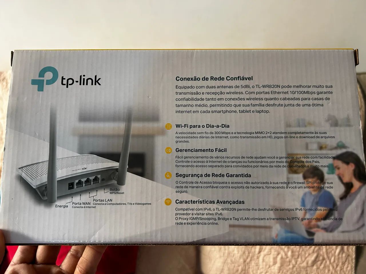 ROTEADOR TP-LINK TL-WR820N - Foto 3