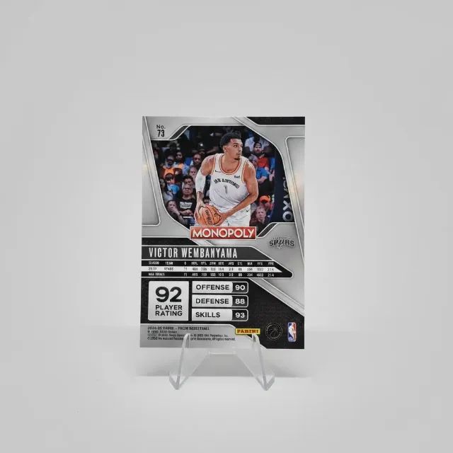 Victor Wembanyama | Panini Prizm Monopoly Nba 2024/25 - Foto 2