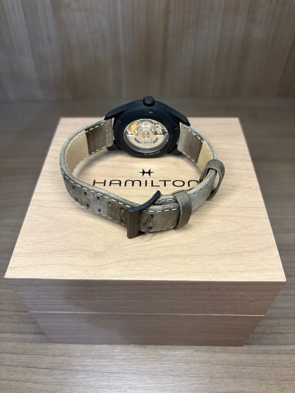 Relógio Hamilton Khaki Field Automático Titânio Cinza - Foto 5