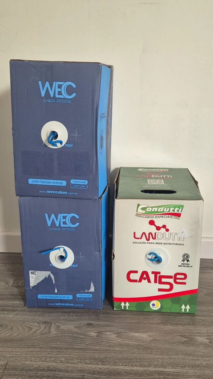Cabo de Rede Cat5E - Condutti e Connect WEC