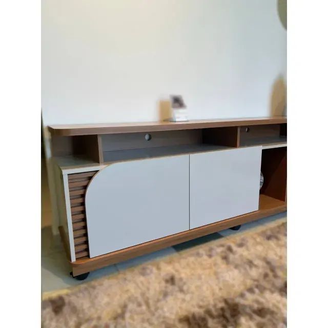 Rack Bancada Jurere 1.8 para Tvs até 75 Polegadas- Entrega Rápida - Foto 3