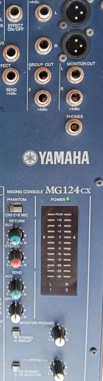 Mesa de som Yamaha mg124cx. - Foto 4