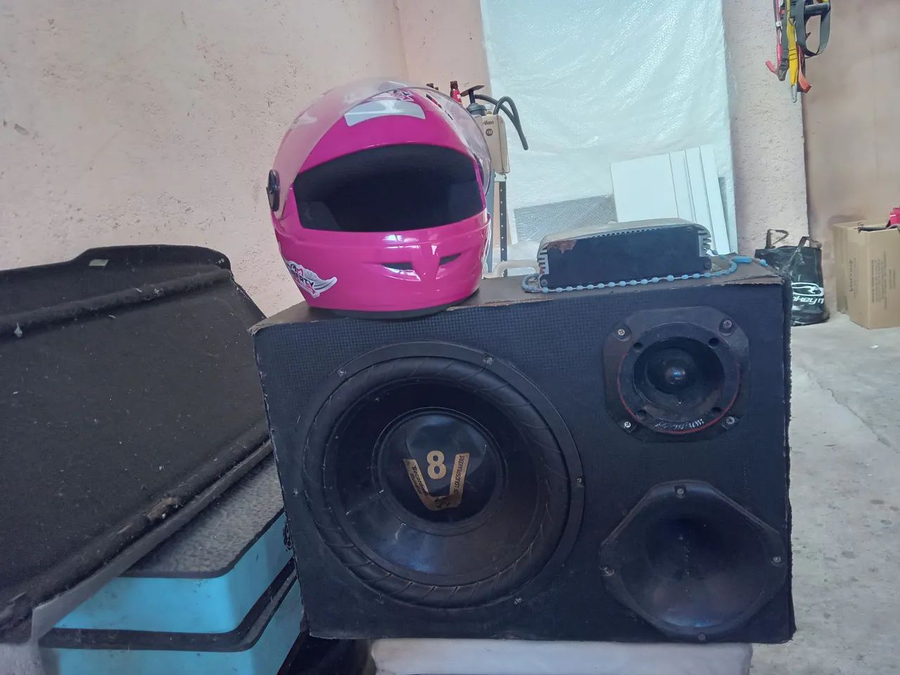 Capacete caixa trio