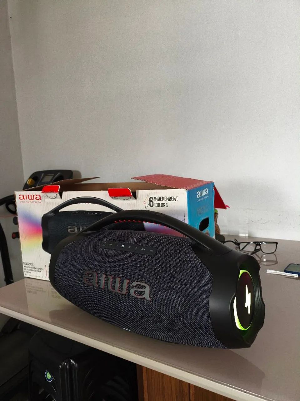 Caixa de som aiwa bombox plus  - Foto 2