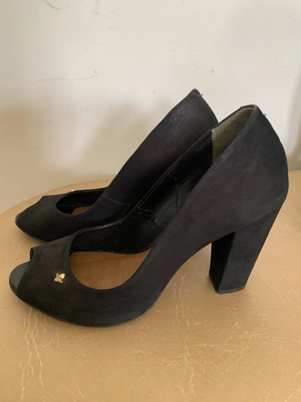 Sapato feminino Cravo e Canela modelo Peed Toe, nr.36