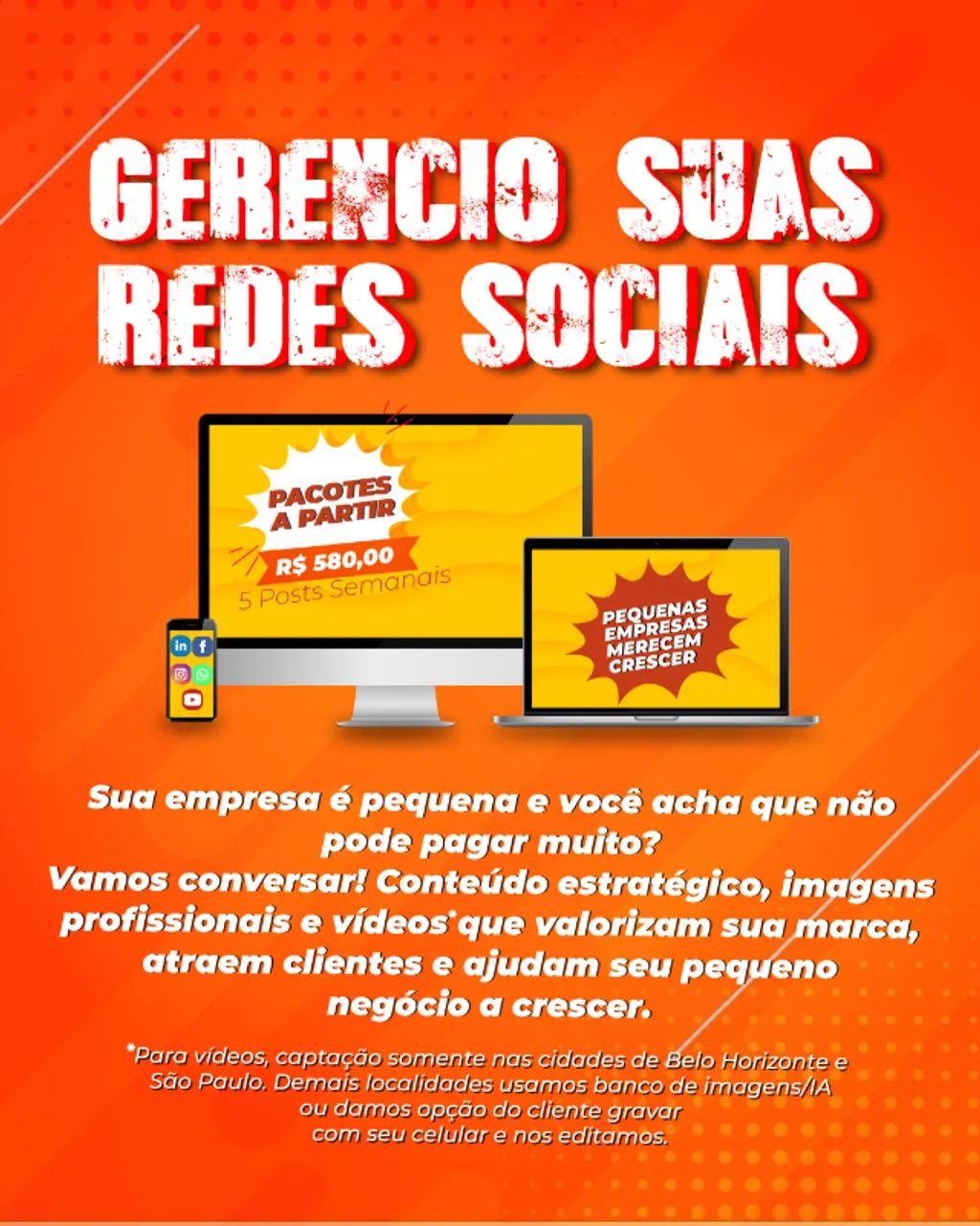 Gerencio suas Redes Sociais