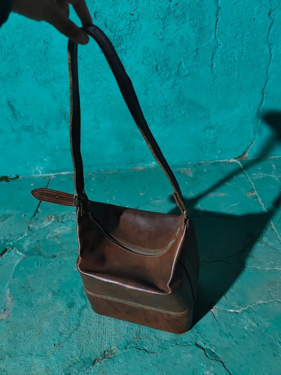 Bolsa de ombro em couro legítimo  - Foto 2