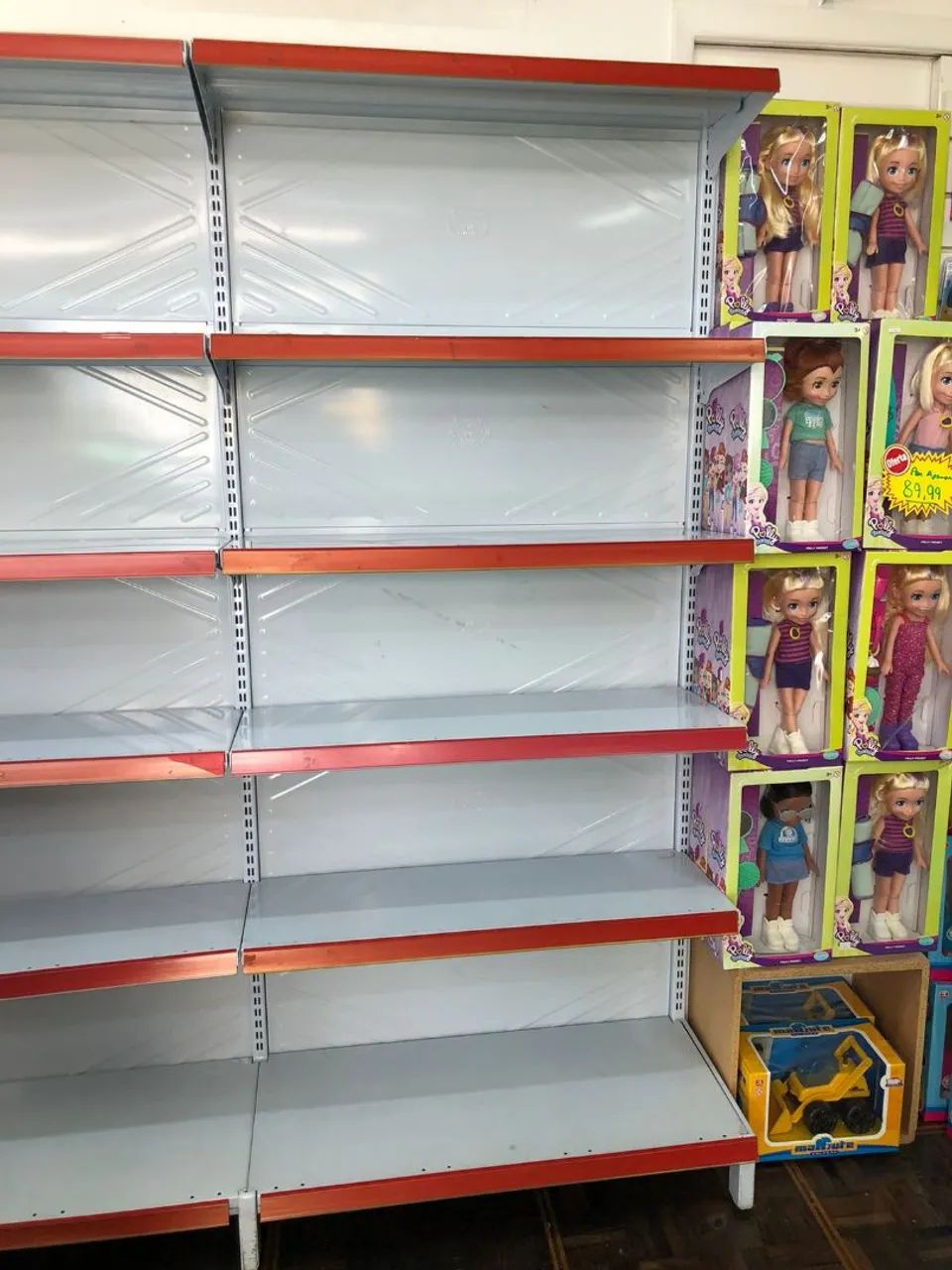 2 Gondolas com prateleiras em metal para comercio em geral - Foto 5