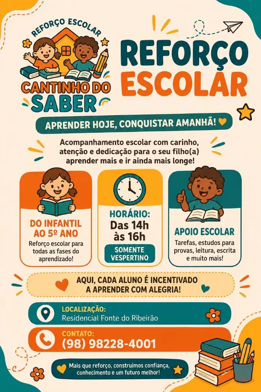 Cantinho do Saber - Reforço Escolar 