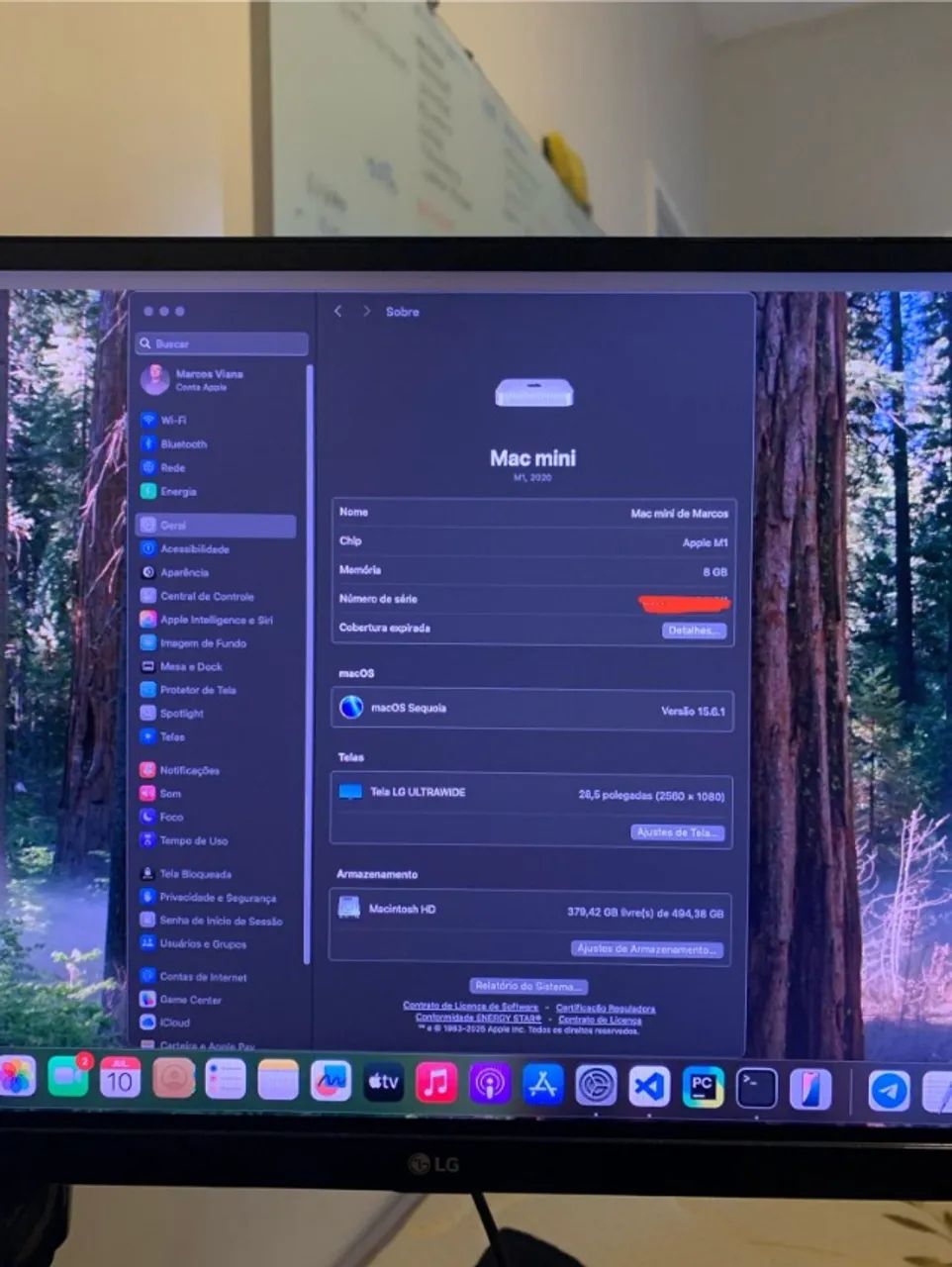 Mac Mini M1 2020 8GB RAM 512 SSD - Computadores e Desktops