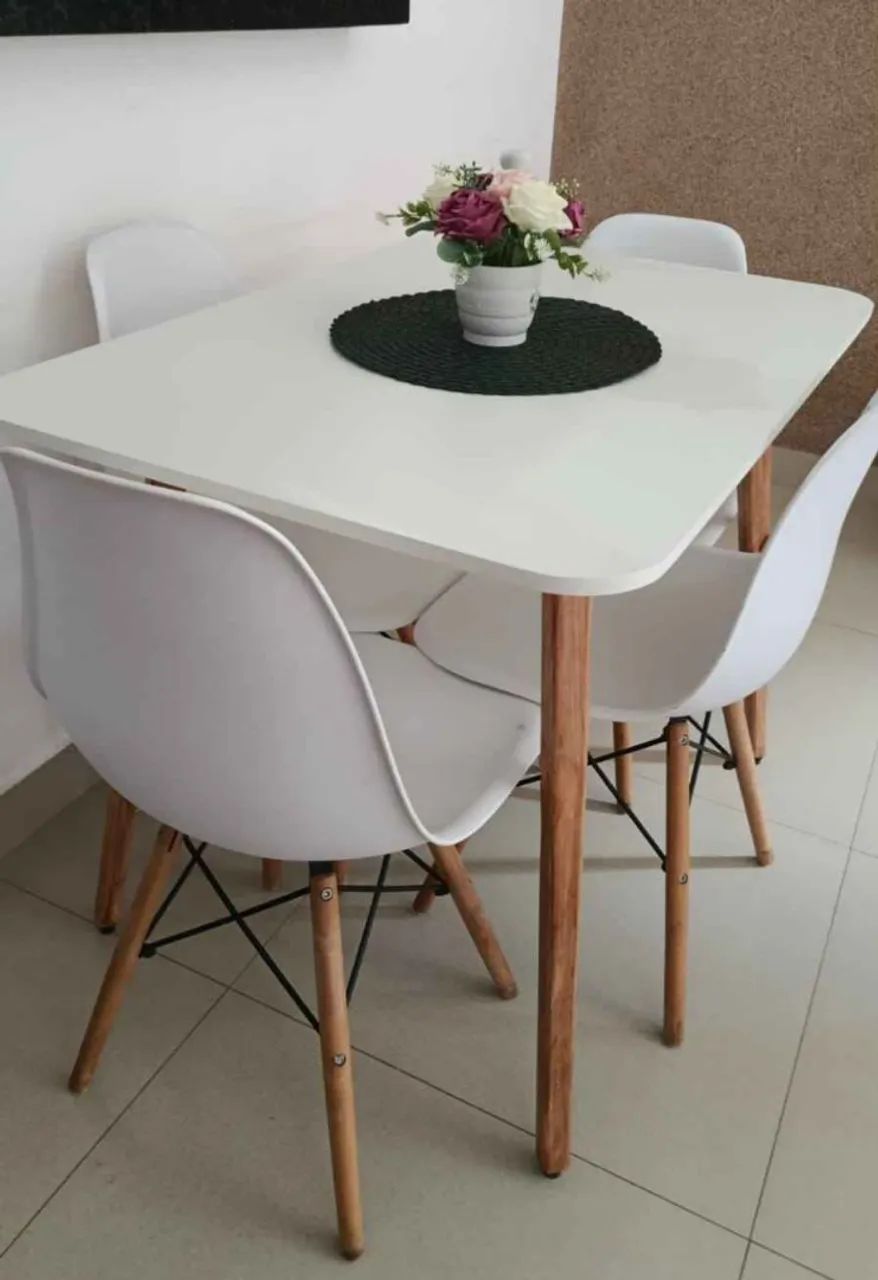 Mesas Aline 100% MDF  novas de fábrica ( não acompanha cadeiras  - Foto 4