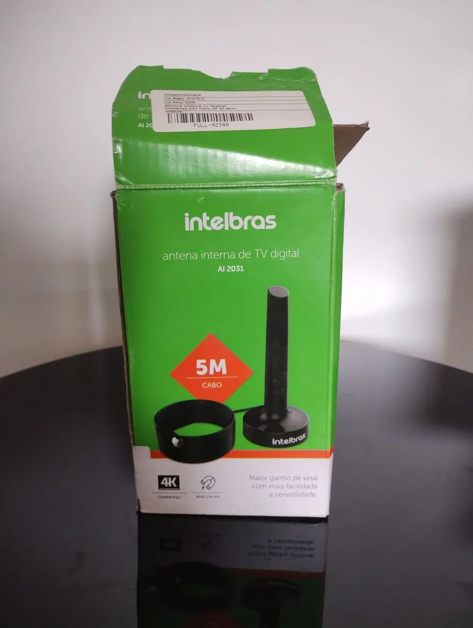 Antena interna para TV digital com 5m de cabo  - Foto 2