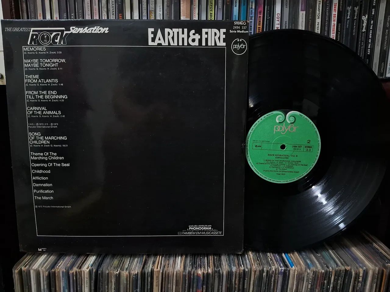 Lp Earth & Fire / Rock Sensation - Coletânea / Progressivo - Foto 2
