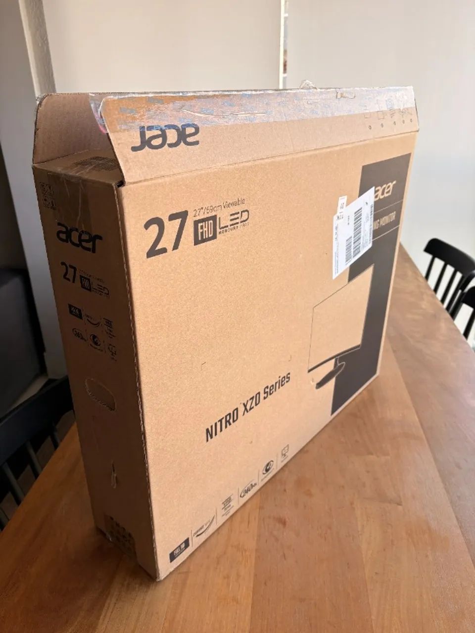 Monitor Acer Nitro XZ0 27" 240hz Curvo