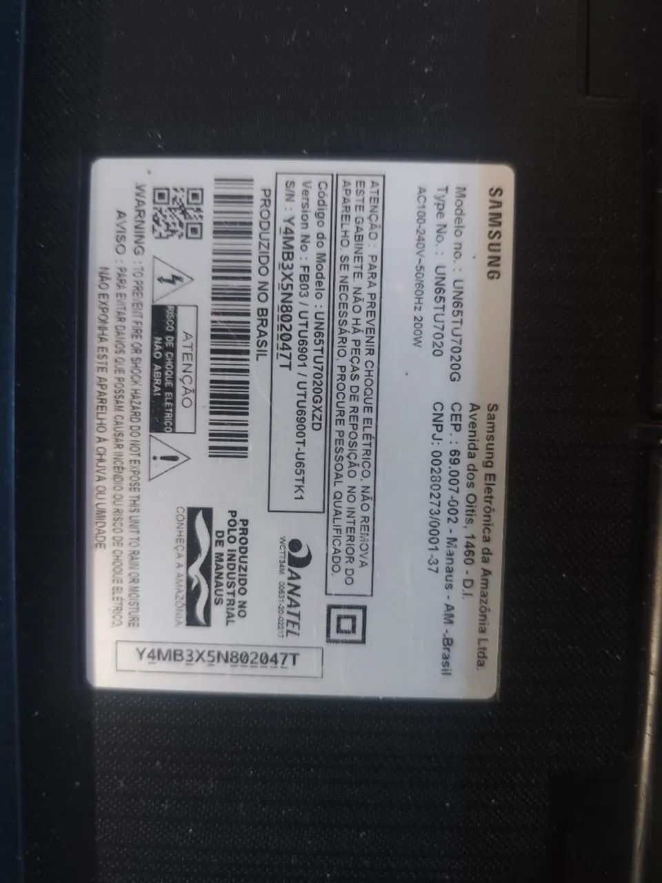 Smartv Samsung 65 Leia a Descrição! - Foto 2