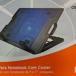 Suporte De Notebook Ventilação Com Cooler Led Resfriador - Foto 2