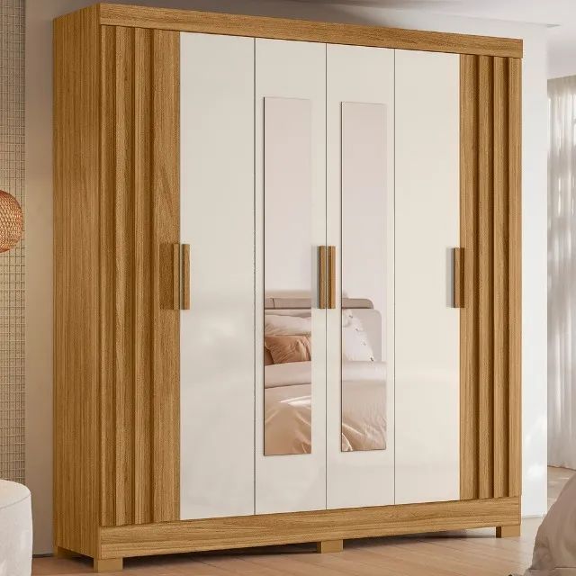 Guarda-roupa 6 Portas e 2 Gavetas Valença - Foto 2