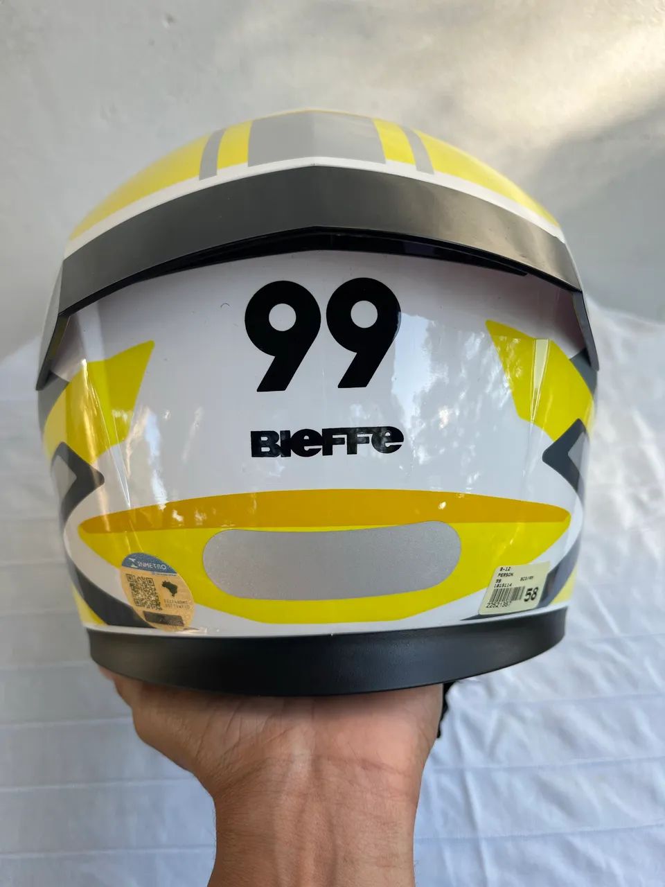 Capacete Bieffe 99 / Capacete 99 / Tamanho (58) - Foto 5
