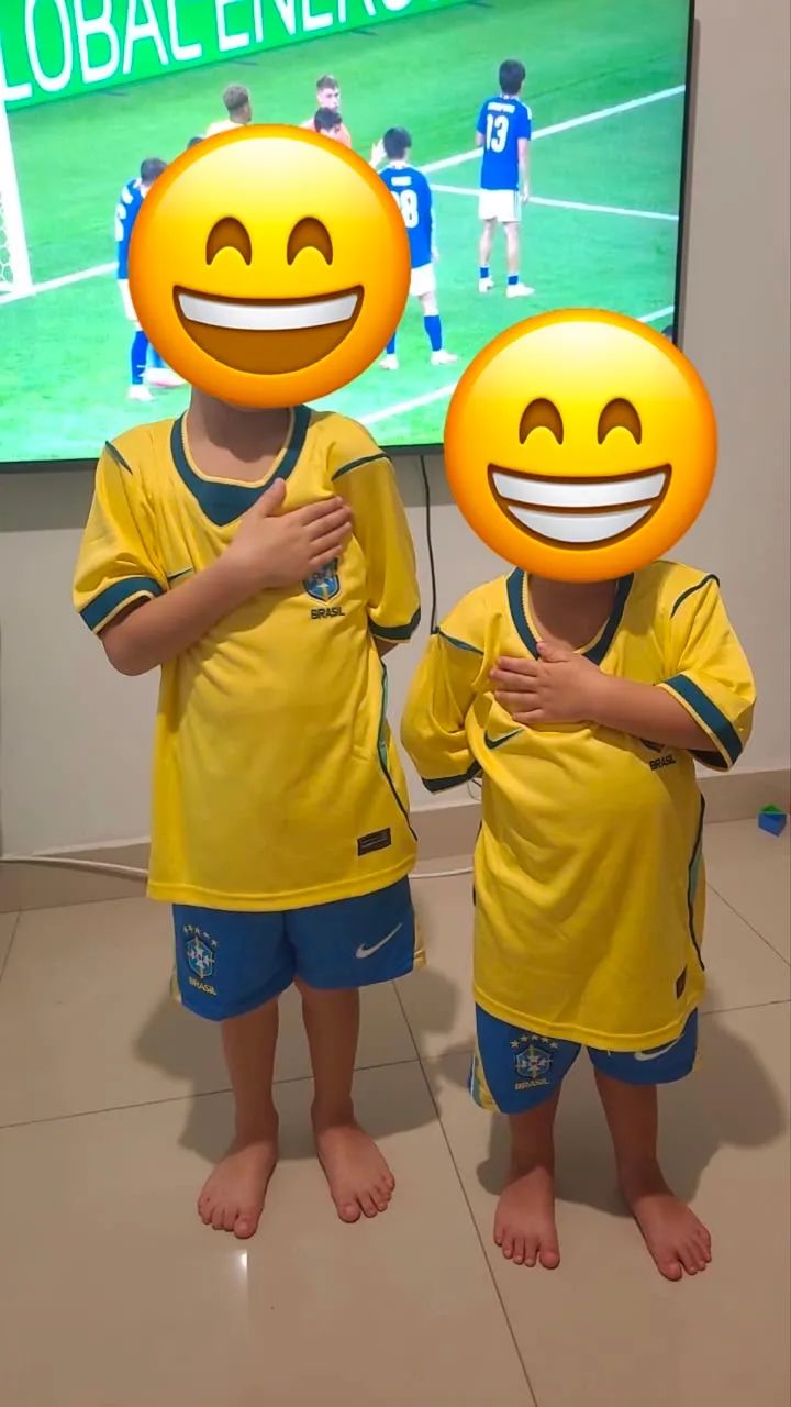 Kit infantil do Brasil Amarelo  - Foto 2