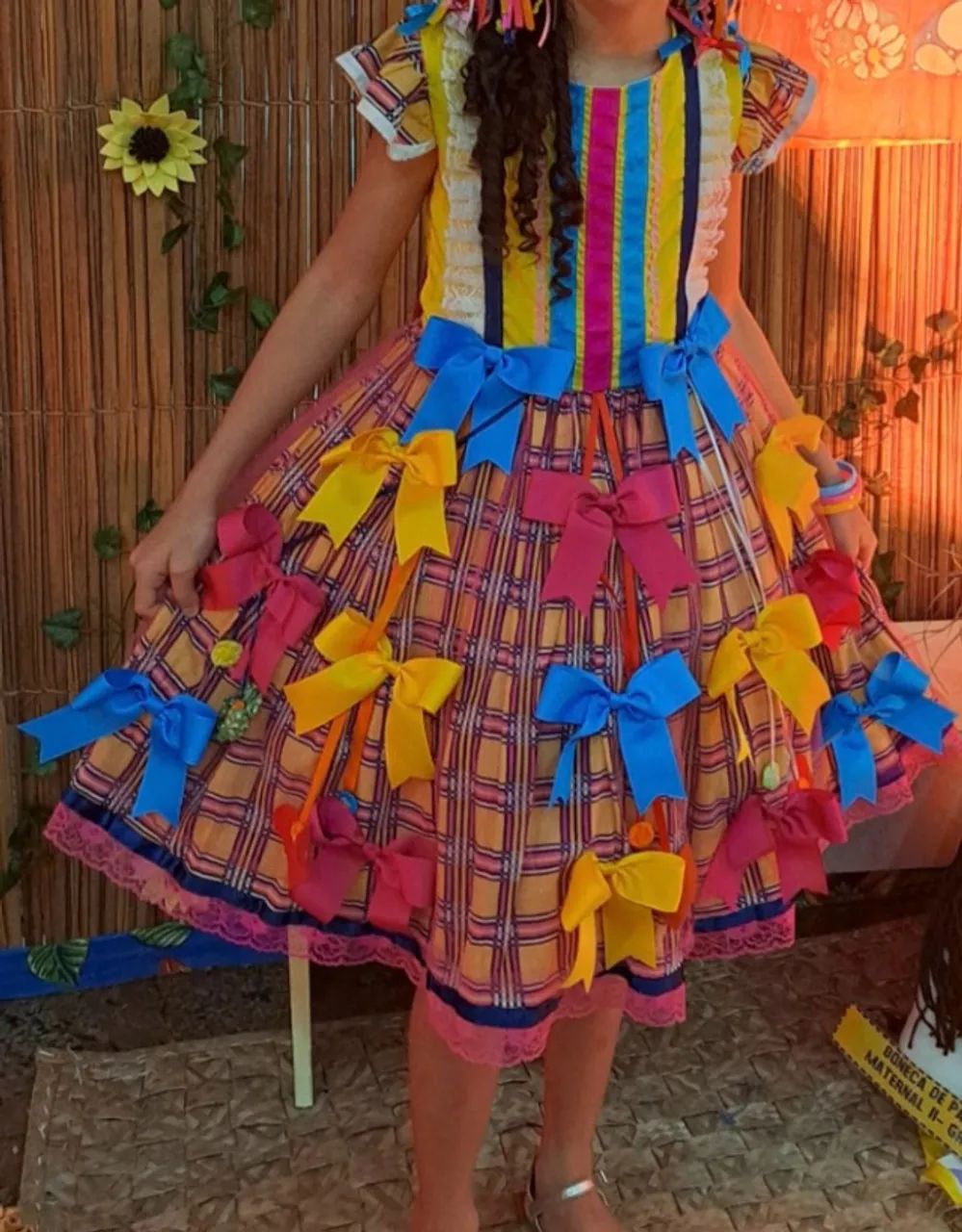 Vestido junino infantil  - Foto 3