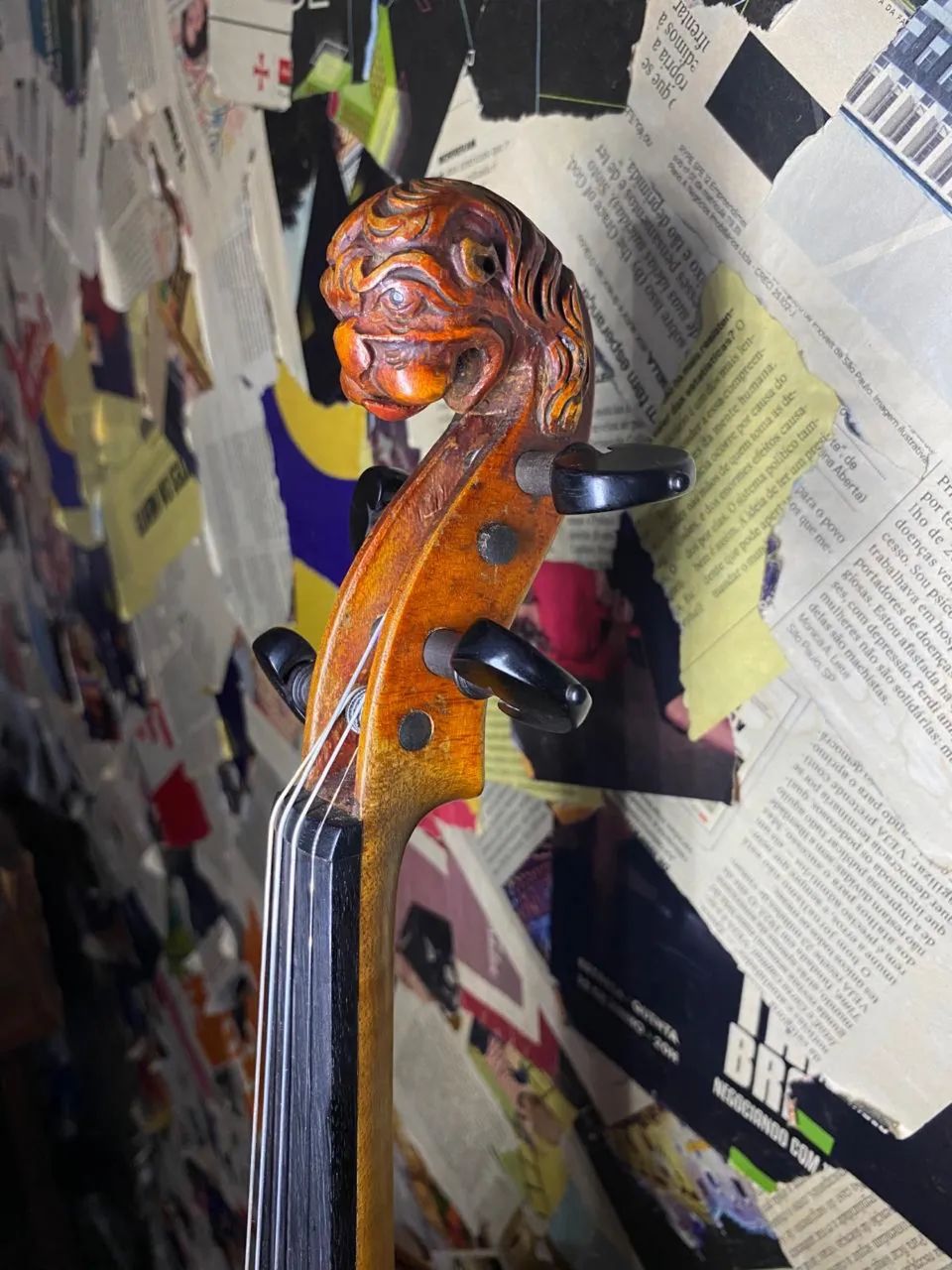 Violino antigo de autor  - Foto 4