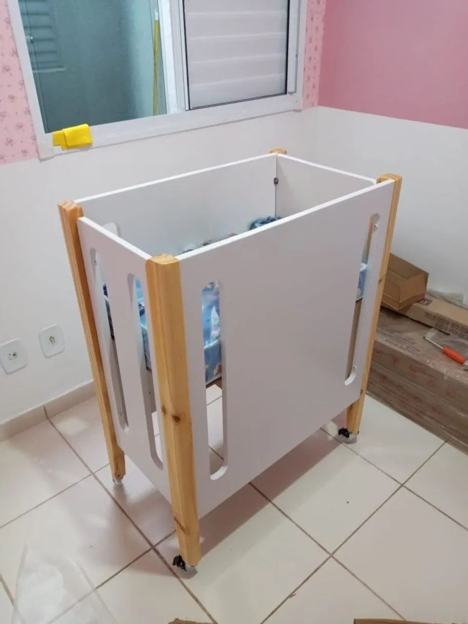 Berço 3 em 1 (mini berço, berço e cama)