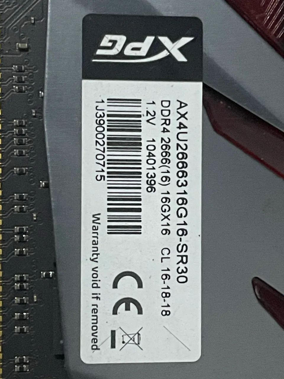 Memória RAM Adata XPG Gammix D30, 16GB, 2666MHz, DDR4 - Foto 2