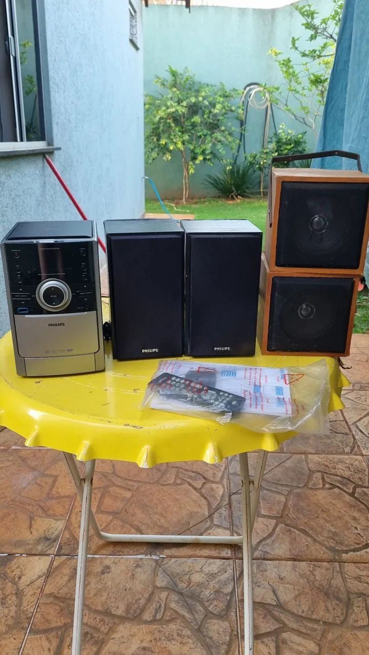 APARELHO DE SOM COM 4 CAIXA - Foto 2
