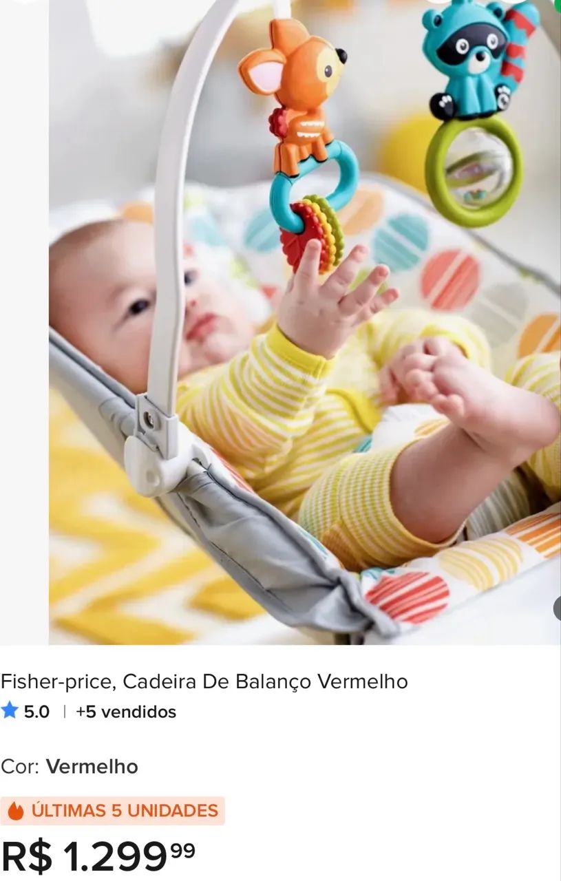 Bebê, cadeira de balanço.