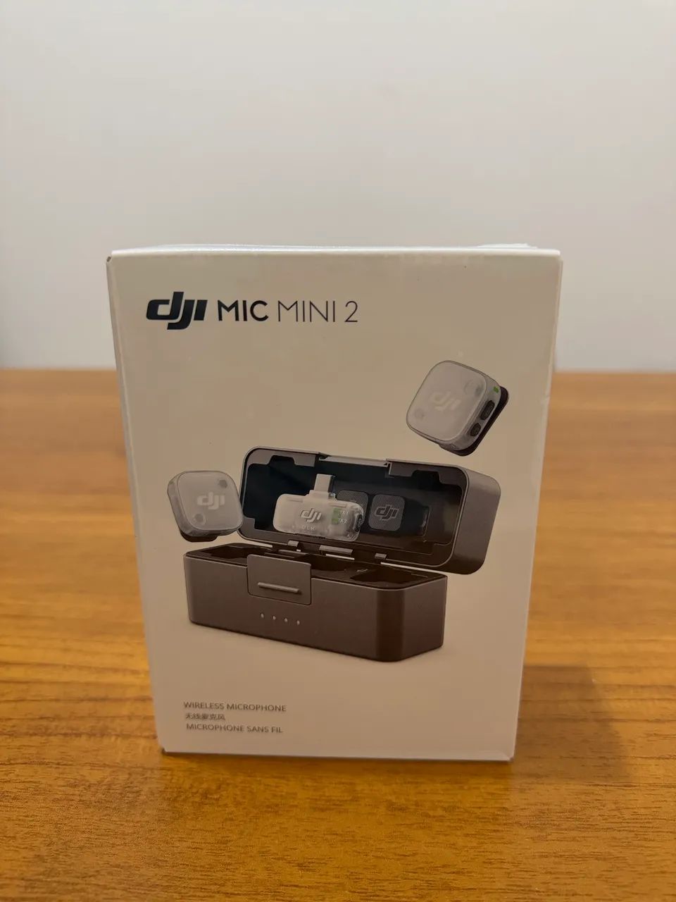 Microfone Sem Fio DJI Mic Mini 2 TX + 1 RX + Case de Carregamento Original