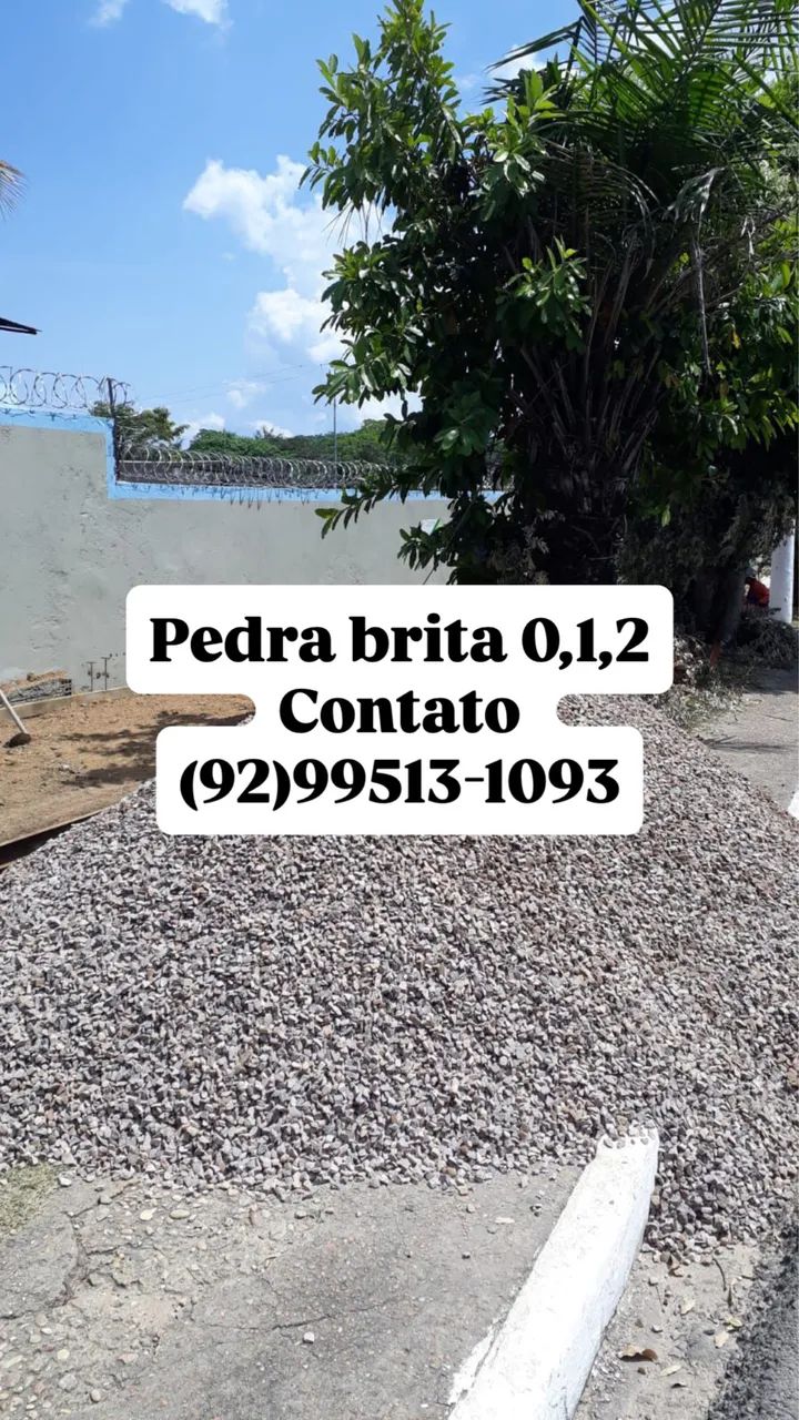 Pedra brita 5 metros- carrada 1.300$