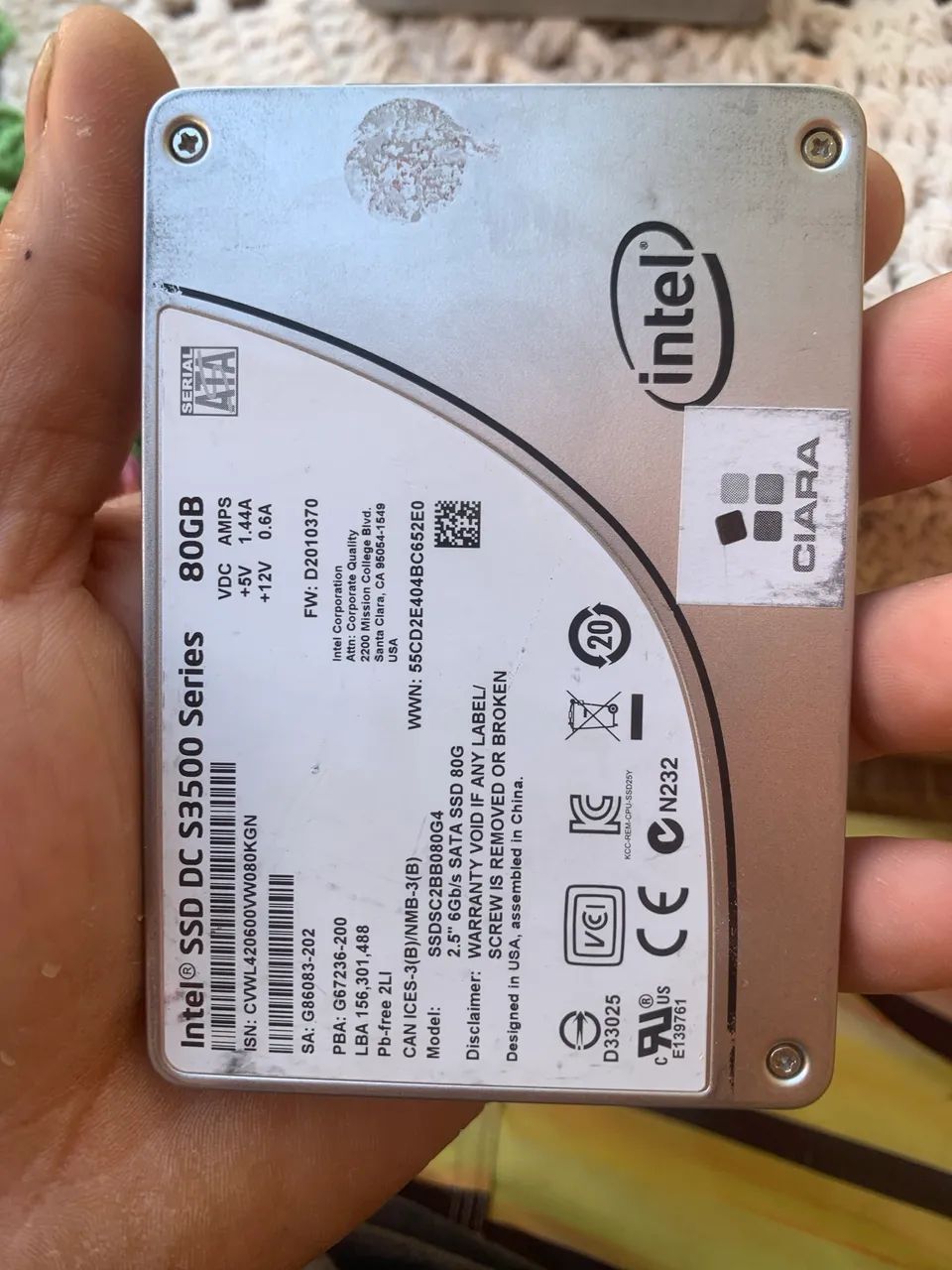 SsD 80gb saudável  - Foto 2