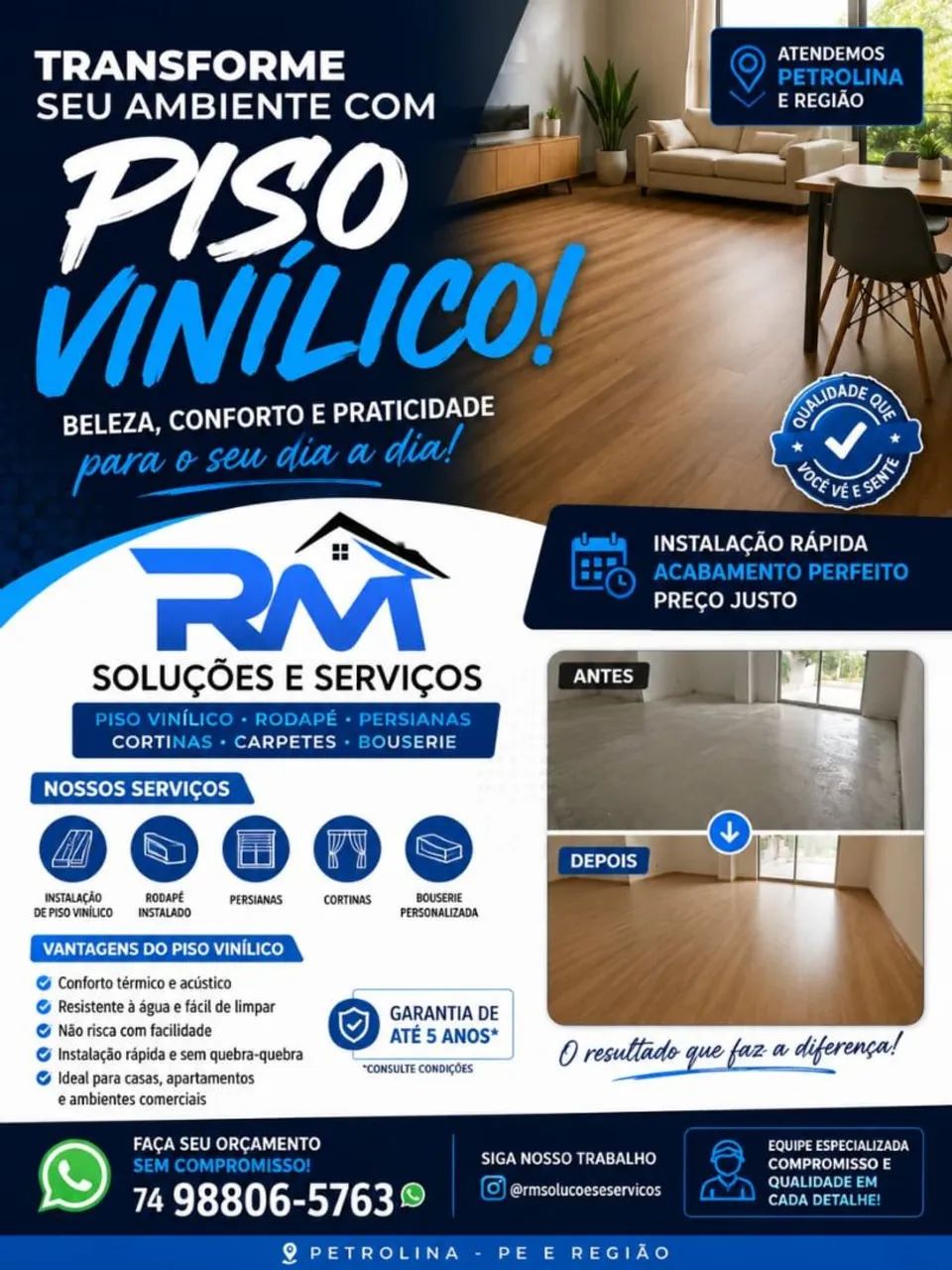 Instalação de piso vinílico  - Foto 2