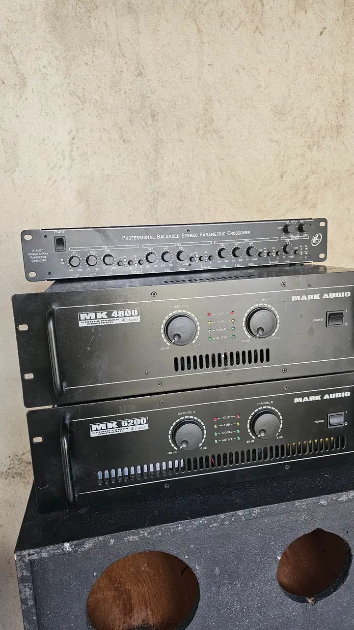 Amplificador MK 6200 1200W RMS Modulo 
