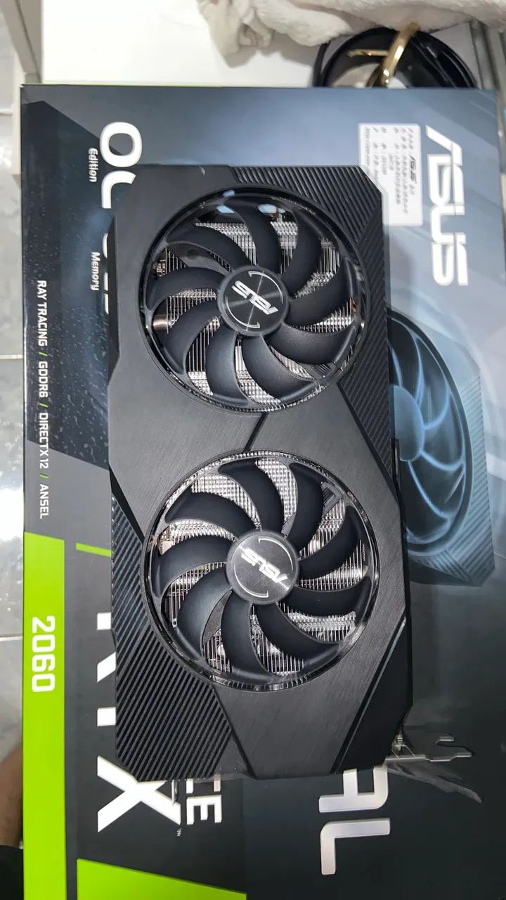Rtx 2060 Asus dual evo 6gb - Placas de Vídeo - Lagoa Redonda