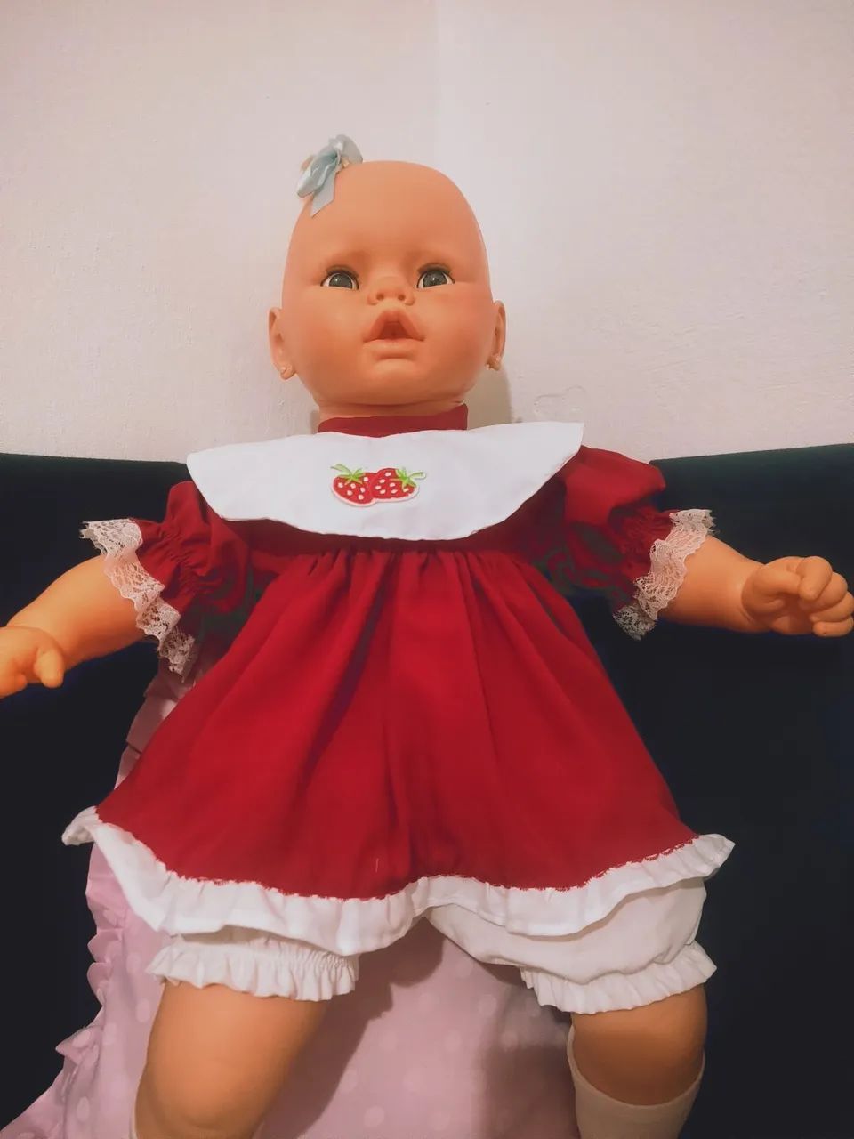 Vestido de boneca meu bebê da estrela e Bilu Bilu. - Foto 5