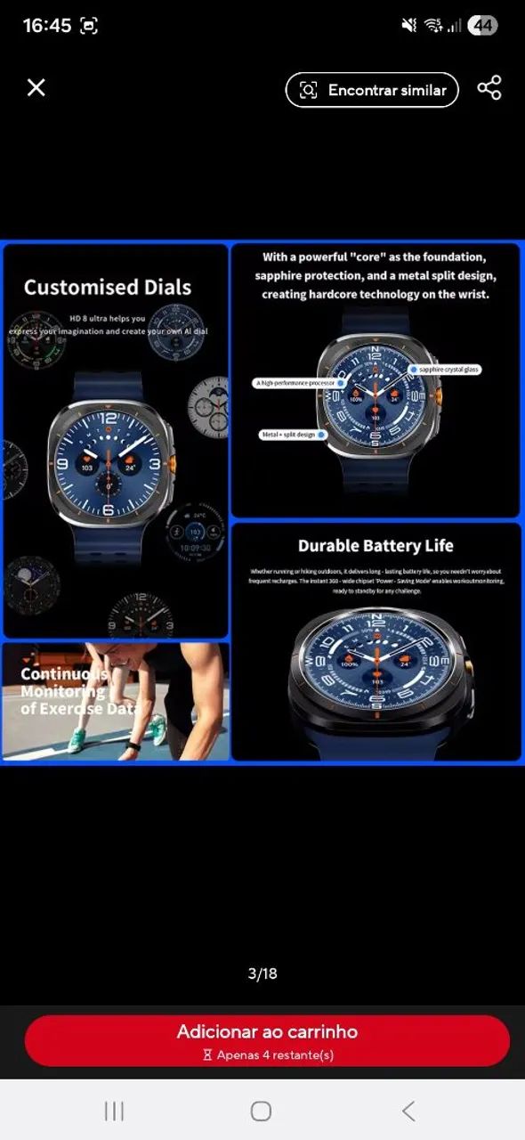 Smartwatch ultra8