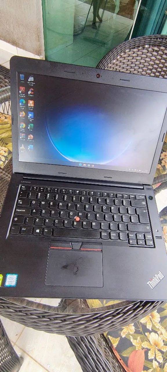 Notebook I7 7°GERAÇÃO Lenovo Thinkpad 8Gb Ssd memória interna